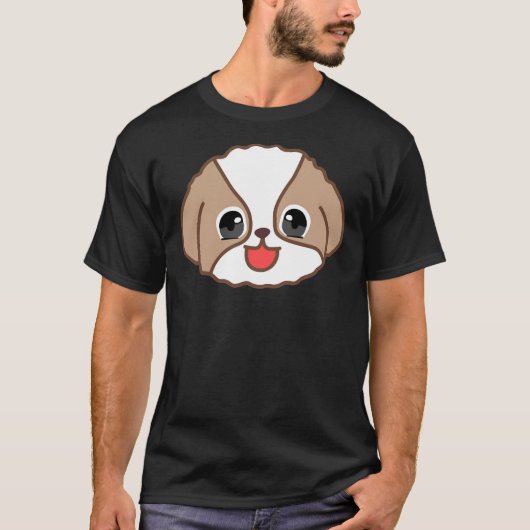 Happy Shih Tzu T-Shirt (Vorderseite)