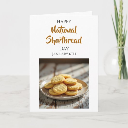 Happy Shortbread Day | January 6th Karte (Vorderseite)