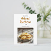 Happy Shortbread Day | January 6th Postkarte (Stehend Vorderseite)