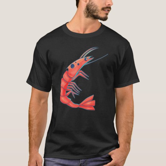Happy Shrimp T-Shirt (Vorderseite)