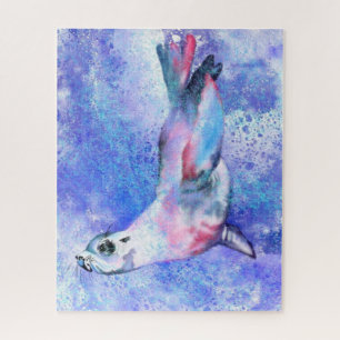 Happy Siegel Schwimmen Puzzle Malerei
