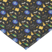 Happy Silver Year Eve Celebrations Party Tischdecke (Schrägansicht)