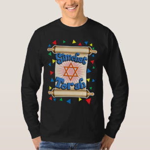 Happy Simchat Torah für Männer Frauen Kinder Jüdis T-Shirt