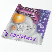 Happy Singing Gnome Weihnachtswrapping Paper Geschenkpapier (Ungerollt)