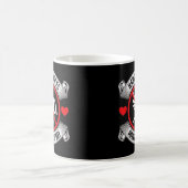 Happy Single Awareness Day Anti Cupid Anti-Valent Kaffeetasse (Mittel)