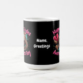 Happy Single Awareness Day Celebrate Liebe Kaffeetasse (Mittel)