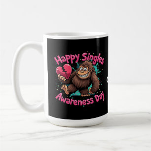 Happy Single Awareness Day Celebrate Liebe Kaffeetasse