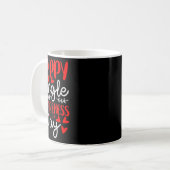 Happy Single Awareness Day - Funny Anti-Valentines Kaffeetasse (Vorderseite Links)