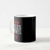 Happy Single Bewusstsein Tag Anti-Valentinstag Kaffeetasse (Vorderseite Links)