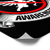 Happy Singles Awareness Day Anti Cud Anti Valentin Poster (Ecke)