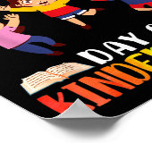 Happy Six Seven Day Of Kindergarten Student Back T Poster (Ecke)