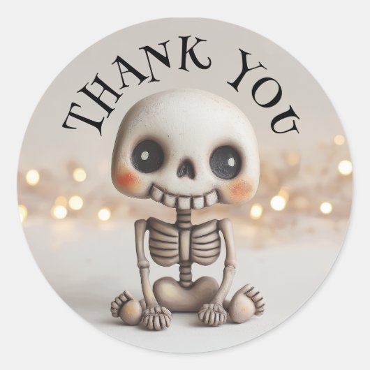 Happy Skeleton Danke, Stickers (Vorderseite)
