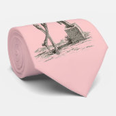 Happy Skeleton - Krawatte der Männer (Gerollt)