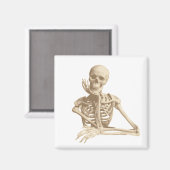 Happy Skeleton Magnet (Vorderseite/Rückseite)