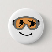 HAPPY SKIER BUTTON (Vorderseite)