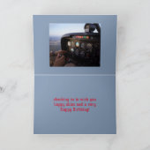 HAPPY SKIES BIRTHDAY CARD DANKESKARTE (Innenseite)