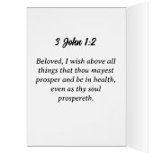 Happy Skopy KJV Bible Verse Geburtstagskarte (Innen (Links))