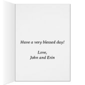 Happy Skopy KJV Bible Verse Geburtstagskarte (Innen (Rechts))