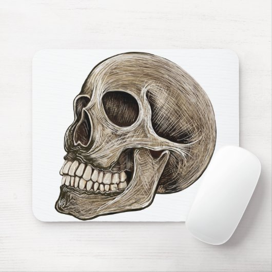 Happy Skull Mousepad (Mit Mouse)