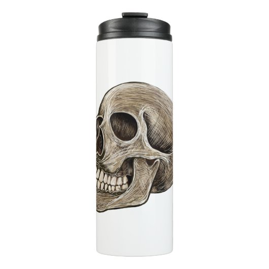 Happy Skull Thermosbecher (Vorderseite)