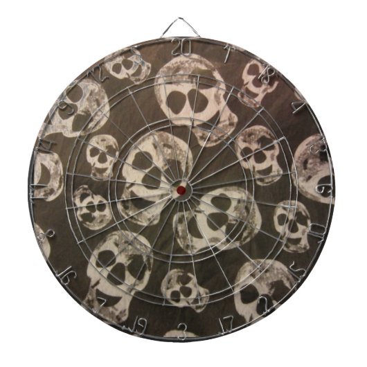 Happy Skulls Dartscheibe (vorne)