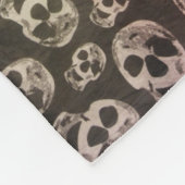 Happy Skulls Fleecedecke (Ecke)