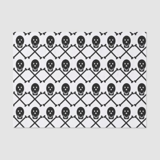 Happy Skulls Krebse 2 Gewebepapier Seidenpapier (Vorderseite)
