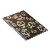 Happy Skulls Notizblock (Rechte Seite)