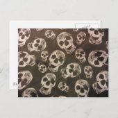 Happy Skulls Postkarte (Vorne/Hinten)