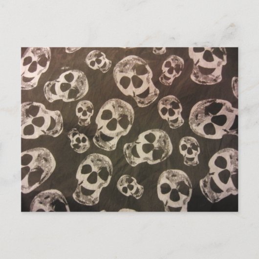 Happy Skulls Postkarte (Vorderseite)