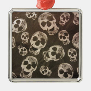 Happy Skulls Silbernes Ornament