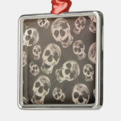 Happy Skulls Silbernes Ornament (Links)