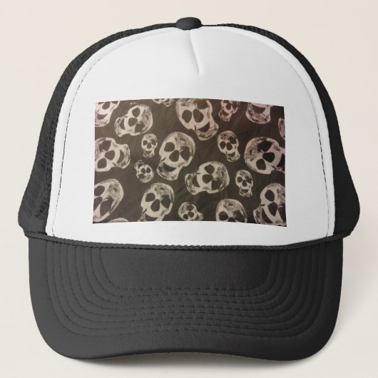 Happy Skulls Truckerkappe (Vorderseite)