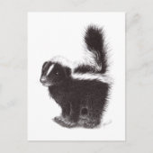 Happy Skunk Postkarte (Vorderseite)