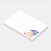 Happy Sleeping Baby Funny Post es Hinweise Post-it Klebezettel (angewinkelt)