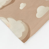 Happy Sleepy Clouds Fleecedecke (Ecke)