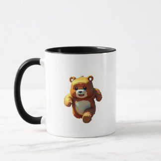Happy Slime Covered Baby Bear Tasse