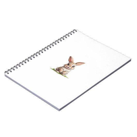 Happy Slime-Covered Bunny Notizblock (Linke Seite)