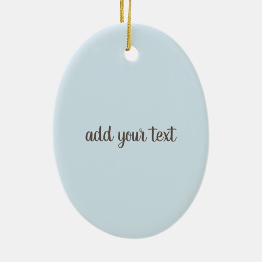 Happy Sloth Customizable Keepake Keramik Ornament (Hinten)