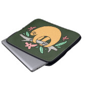 Happy Sloth Laptop Sleeve (Vorne Knopf)