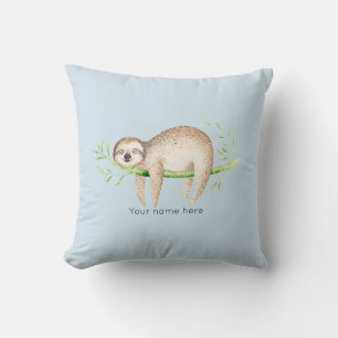Happy Sloth Personalisiert Kissen