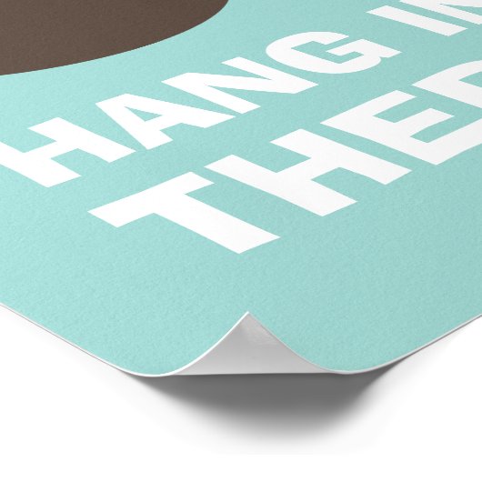 Happy Sloth Poster (Ecke)