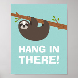 Happy Sloth Poster