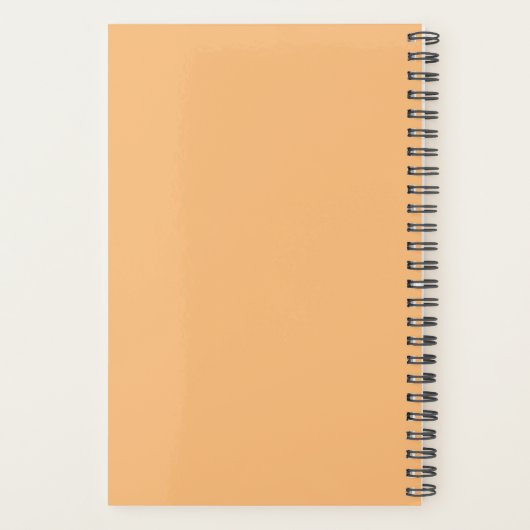 Happy Sloth Watercolor Custom Planer (Rückseite)