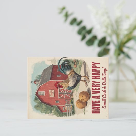 Happy Small Day Postkarte (Stehend Vorderseite)