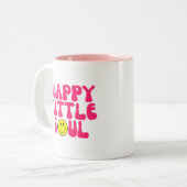Happy Small Soul Zweifarbige Tasse (Vorderseite Links)