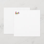 Happy Smile Einladung (Vorne/Hinten)