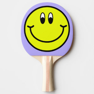 Happy Smile Face Emoji Ping Pong Paddle Tischtennis Schläger