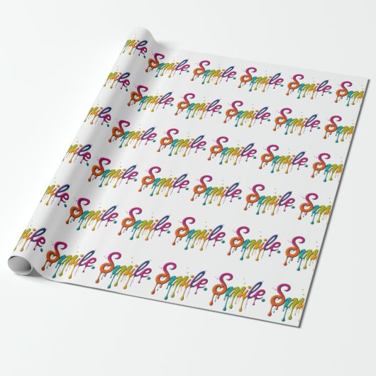 Happy Smile Geschenkpapier (Ungerollt)