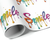Happy Smile Geschenkpapier (Rolleneckpunkt)